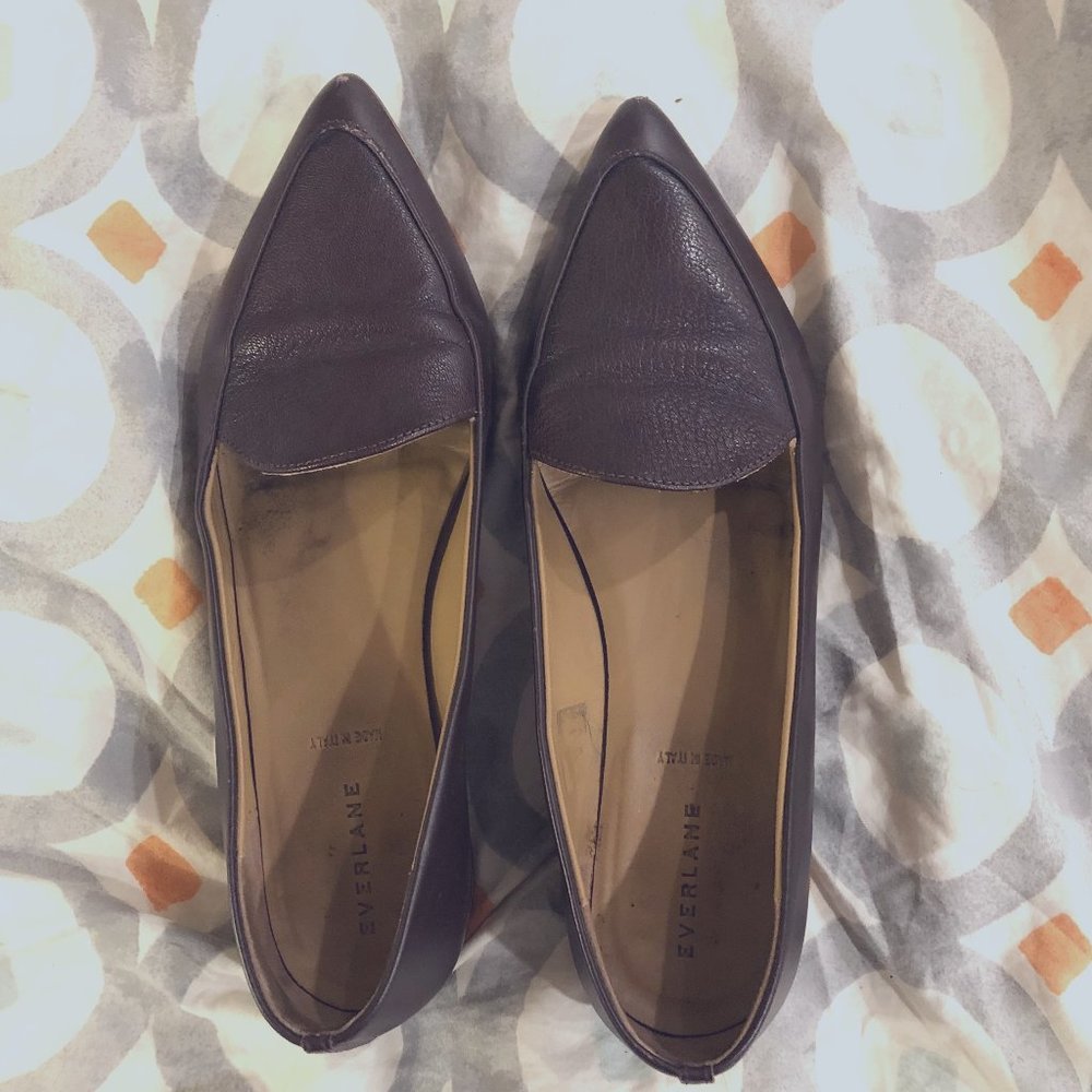 Everlane Modern Loafer, oxblood, size 9.5